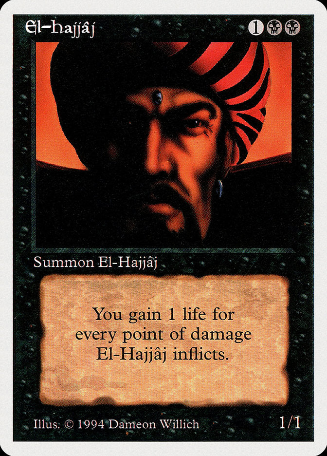 El-Hajjaj [Summer Magic / Edgar] - Magic: The Gathering - Card Brawlers | Quebec | Canada |