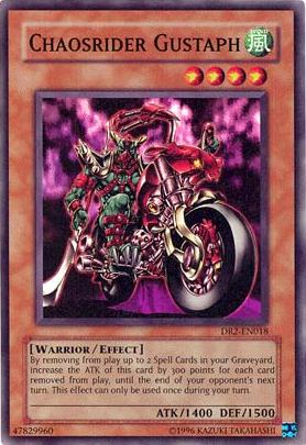Chaosrider Gustaph [DR2-EN018] Super Rare - Yu-Gi-Oh! - Card Brawlers | Quebec | Canada |