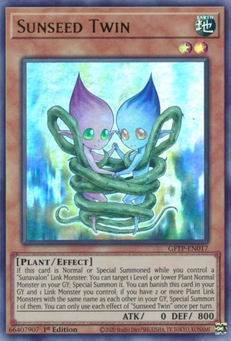 Sunseed Twin [GFTP-EN017] Ultra Rare - Yu-Gi-Oh! - Card Brawlers | Quebec | Canada |