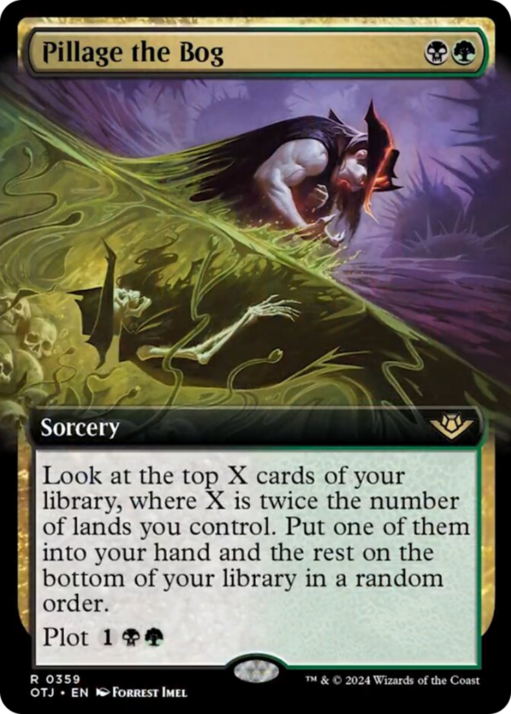 Pillage the Bog (Extended Art) [Outlaws of Thunder Junction] - Magic: The Gathering - Card Brawlers | Quebec | Canada |