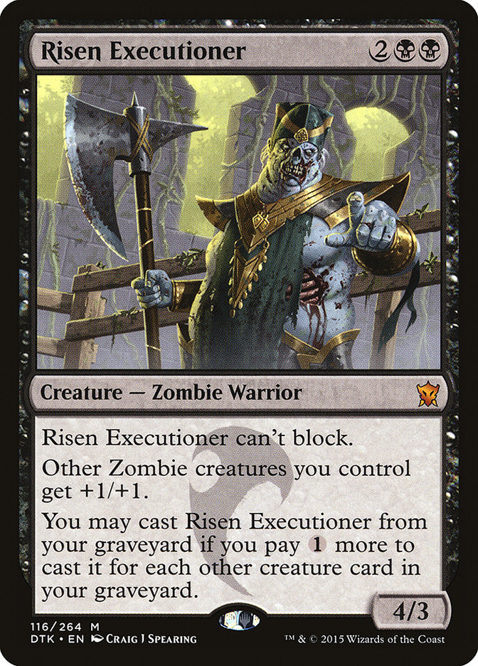 Risen Executioner [Dragons of Tarkir] - Magic: The Gathering - Card Brawlers | Quebec | Canada |
