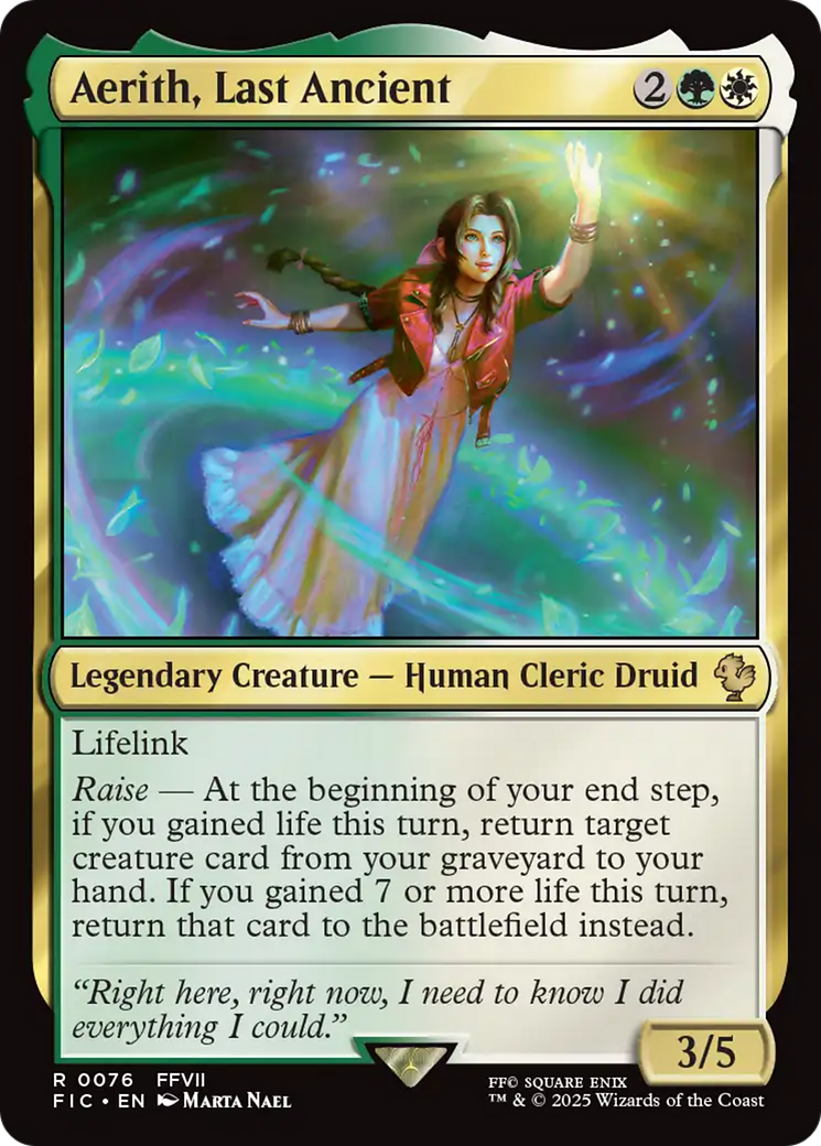 Aerith, Last Ancient [FINAL FANTASY Commander] - Magic: The Gathering - Card Brawlers | Quebec | Canada |