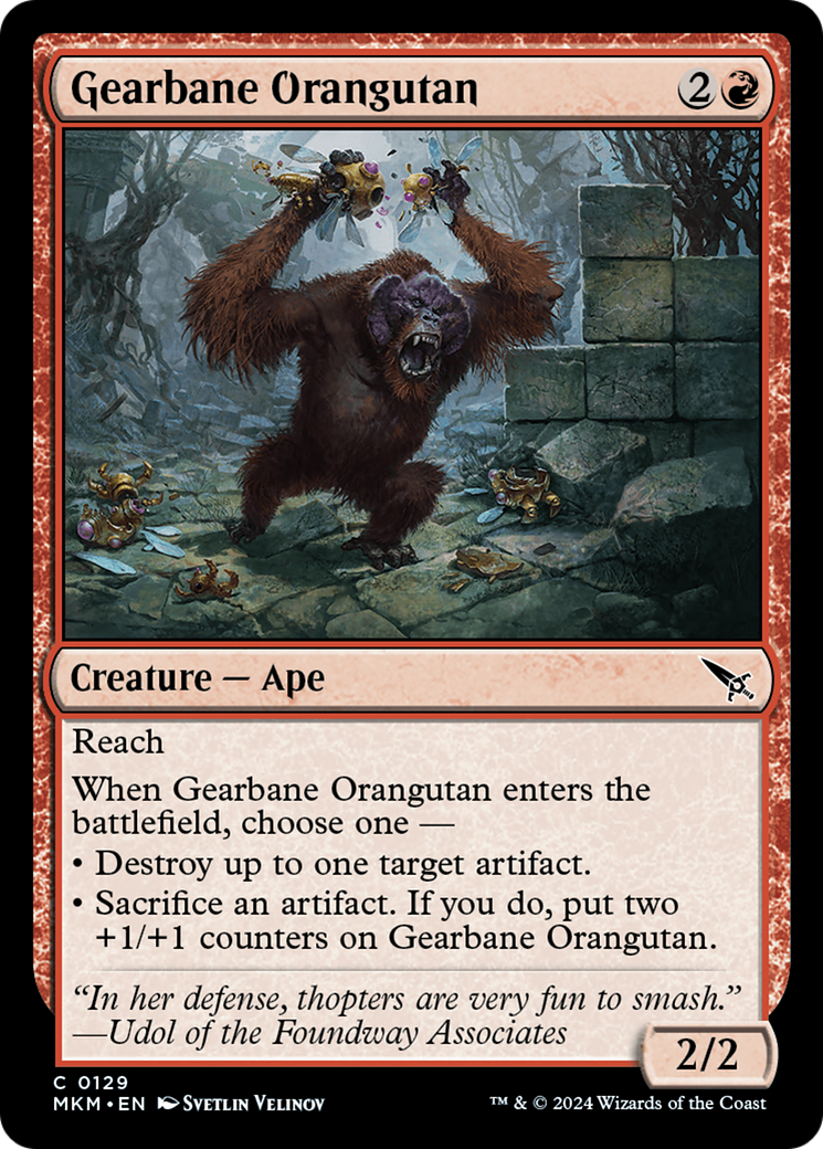 Gearbane Orangutan [Murders at Karlov Manor] - Magic: The Gathering - Card Brawlers | Quebec | Canada |
