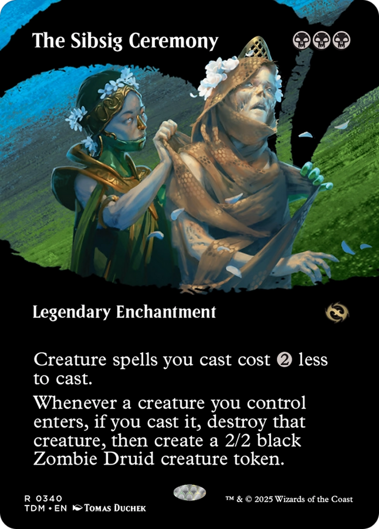 The Sibsig Ceremony (Borderless) [Tarkir: Dragonstorm] - Magic: The Gathering - Card Brawlers | Quebec | Canada |
