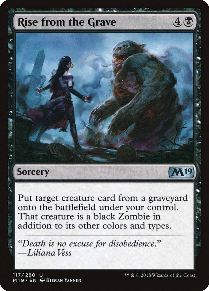 Rise from the Grave [Core Set 2019] - Magic: The Gathering - Card Brawlers | Quebec | Canada |