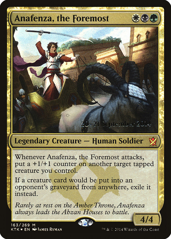 Anafenza, the Foremost [Khans of Tarkir Prerelease Promos] - Magic: The Gathering - Card Brawlers | Quebec | Canada |
