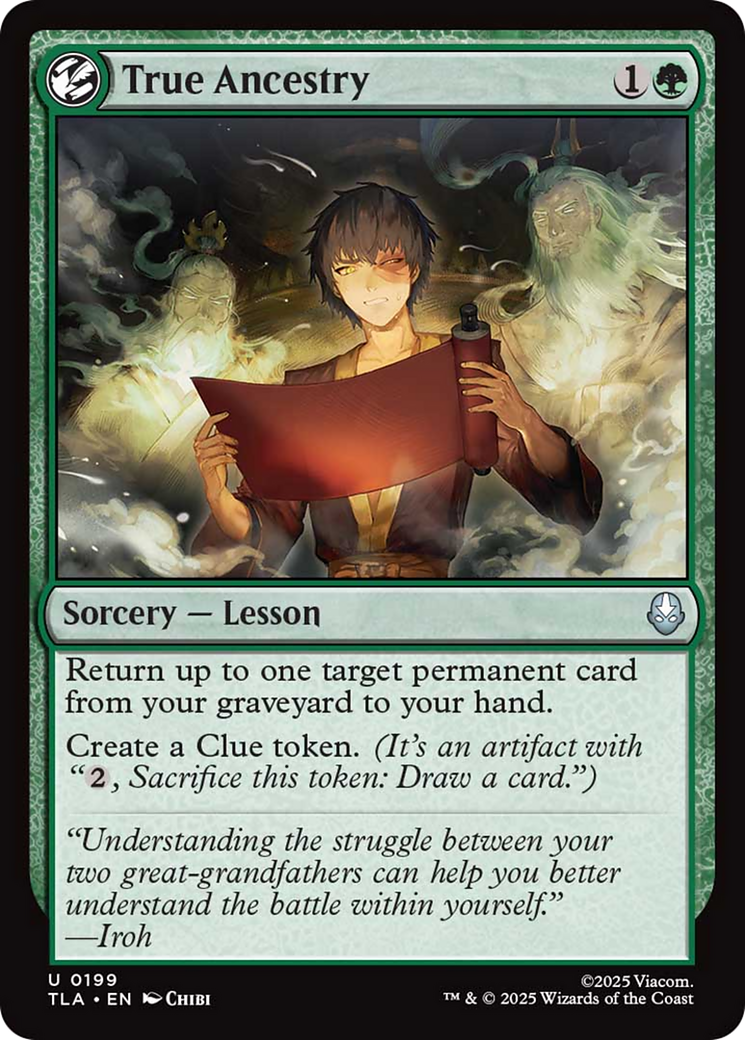 True Ancestry [Avatar: The Last Airbender] - Magic: The Gathering - Card Brawlers | Quebec | Canada |