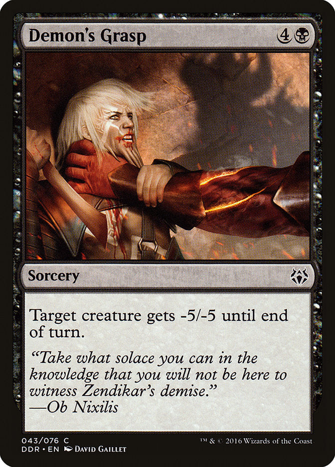 Demon's Grasp [Duel Decks: Nissa vs. Ob Nixilis] - Magic: The Gathering - Card Brawlers | Quebec | Canada |