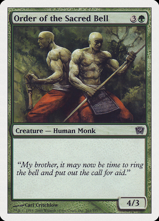 Order of the Sacred Bell [Ninth Edition] - Magic: The Gathering - Card Brawlers | Quebec | Canada |