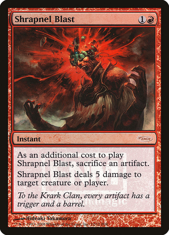 Shrapnel Blast [Friday Night Magic 2008] - Magic: The Gathering - Card Brawlers | Quebec | Canada |