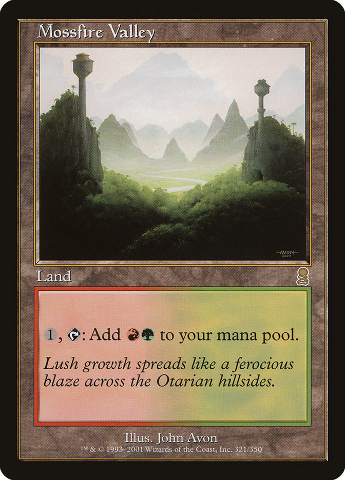 Mossfire Valley [Odyssey] - Magic: The Gathering - Card Brawlers | Quebec | Canada |