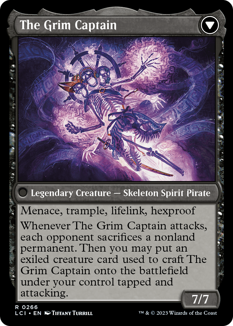 Throne of the Grim Captain // The Grim Captain [The Lost Caverns of Ixalan Prerelease Cards] - Magic: The Gathering - Card Brawlers | Quebec | Canada |