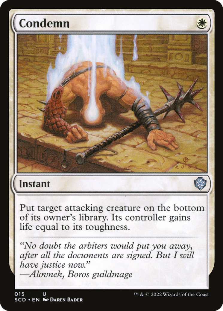 Condemn [Starter Commander Decks] - Magic: The Gathering - Card Brawlers | Quebec | Canada |