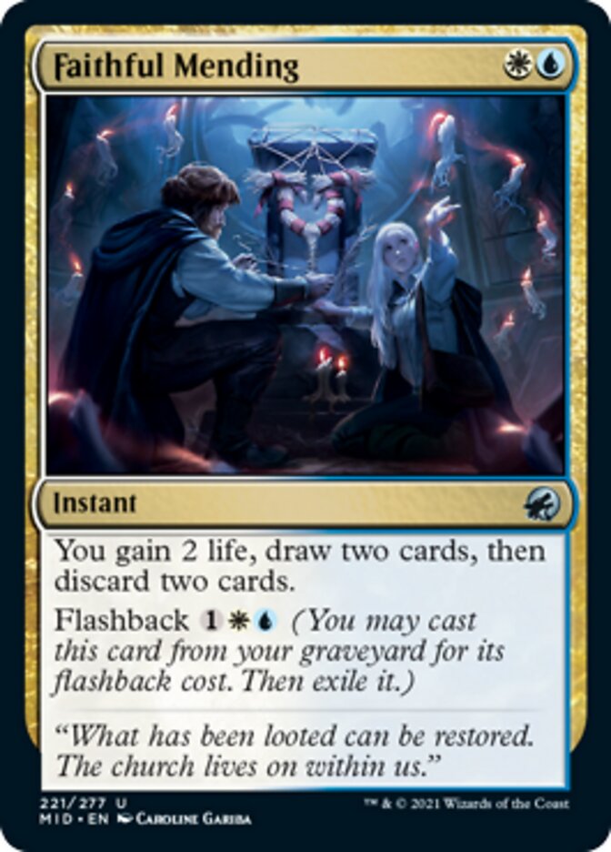 Faithful Mending [Innistrad: Midnight Hunt] - Magic: The Gathering - Card Brawlers | Quebec | Canada |
