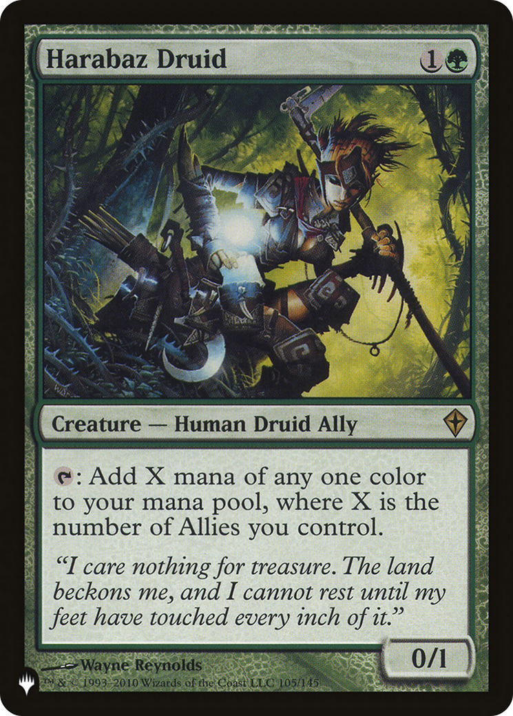 Harabaz Druid (WWK) [The List] - Magic: The Gathering - Card Brawlers | Quebec | Canada |