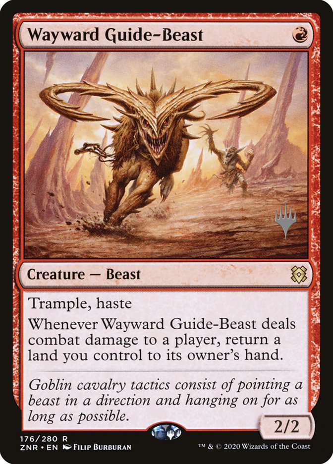 Wayward Guide-Beast (Promo Pack) [Zendikar Rising Promos] - Magic: The Gathering - Card Brawlers | Quebec | Canada |