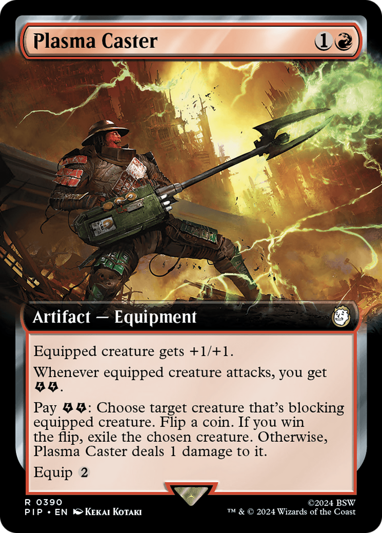 Plasma Caster (Extended Art) [Fallout] - Magic: The Gathering - Card Brawlers | Quebec | Canada |