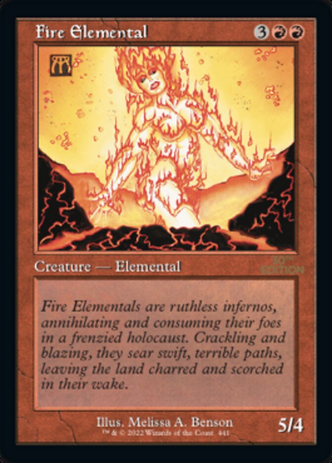 Fire Elemental (Retro) [30th Anniversary Edition] - Magic: The Gathering - Card Brawlers | Quebec | Canada |