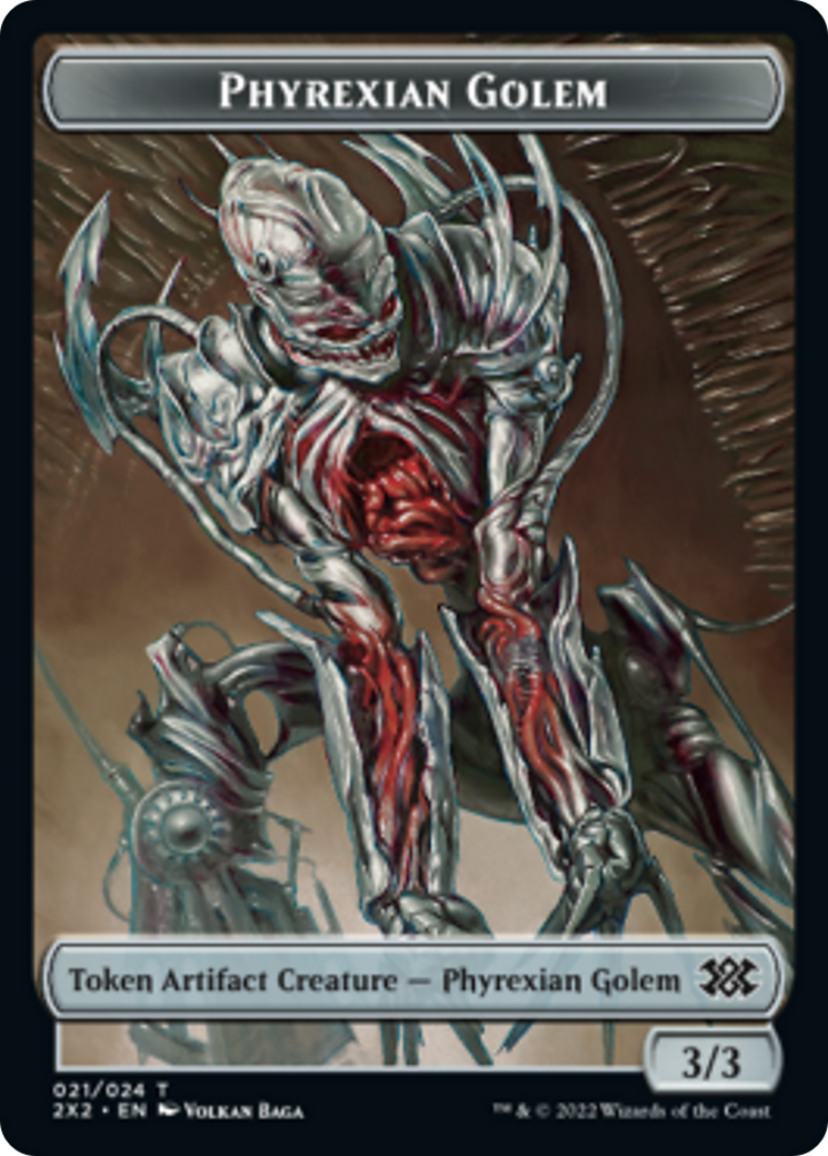 Bear // Phyrexian Golem Double-Sided Token [Double Masters 2022 Tokens] - Magic: The Gathering - Card Brawlers | Quebec | Canada |