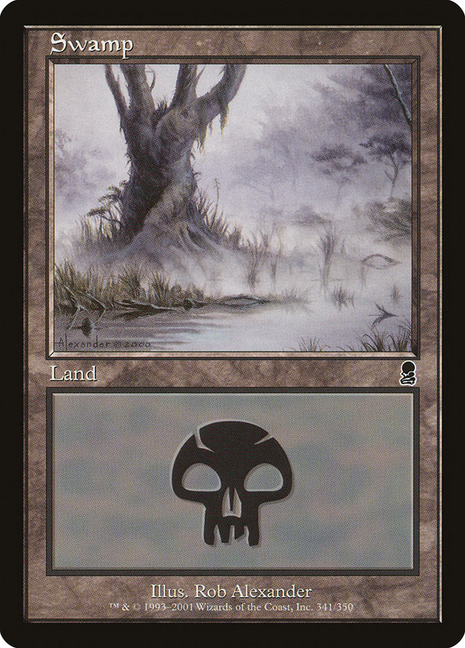 Swamp (341) [Odyssey] - Magic: The Gathering - Card Brawlers | Quebec | Canada |