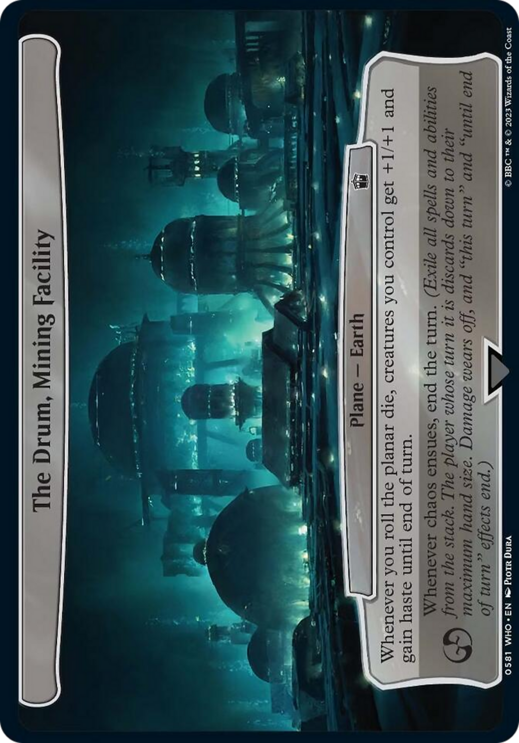 The Drum, Mining Facility [Doctor Who] - Magic: The Gathering - Card Brawlers | Quebec | Canada |