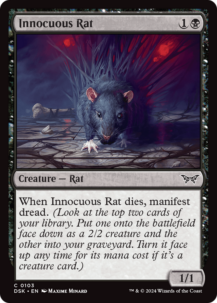 Innocuous Rat [Duskmourn: House of Horror] - Magic: The Gathering - Card Brawlers | Quebec | Canada |