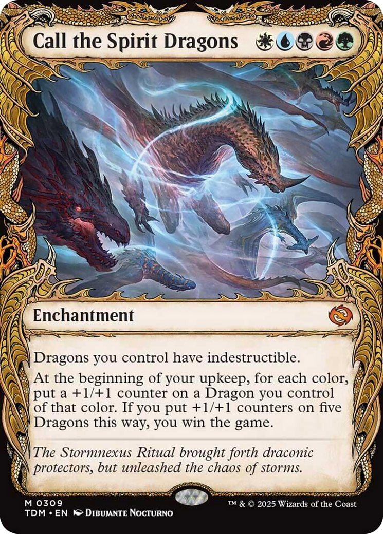 Call the Spirit Dragons (Showcase) [Tarkir: Dragonstorm] - Magic: The Gathering - Card Brawlers | Quebec | Canada |
