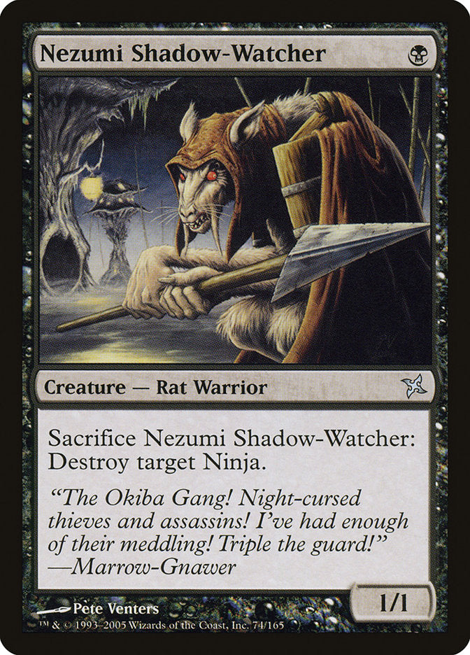 Nezumi Shadow-Watcher [Betrayers of Kamigawa] - Magic: The Gathering - Card Brawlers | Quebec | Canada |