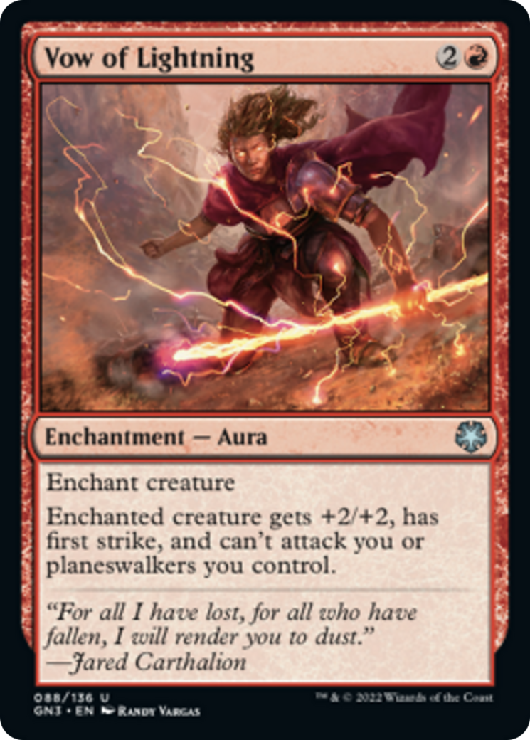 Vow of Lightning [Game Night: Free-for-All] - Magic: The Gathering - Card Brawlers | Quebec | Canada |