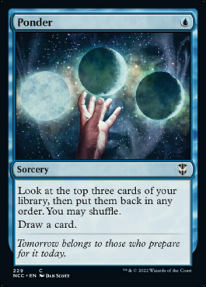 Ponder [Streets of New Capenna Commander] - Magic: The Gathering - Card Brawlers | Quebec | Canada |