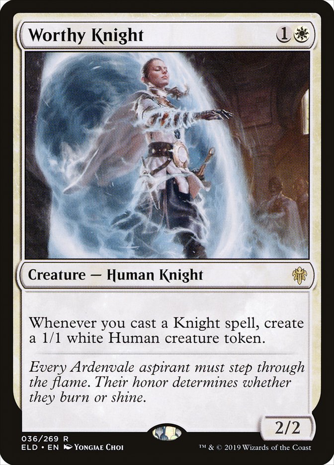Worthy Knight [Throne of Eldraine] - Magic: The Gathering - Card Brawlers | Quebec | Canada |