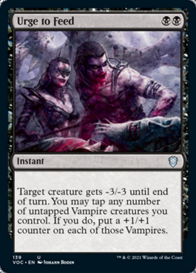 Urge to Feed [Innistrad: Crimson Vow Commander] - Magic: The Gathering - Card Brawlers | Quebec | Canada |