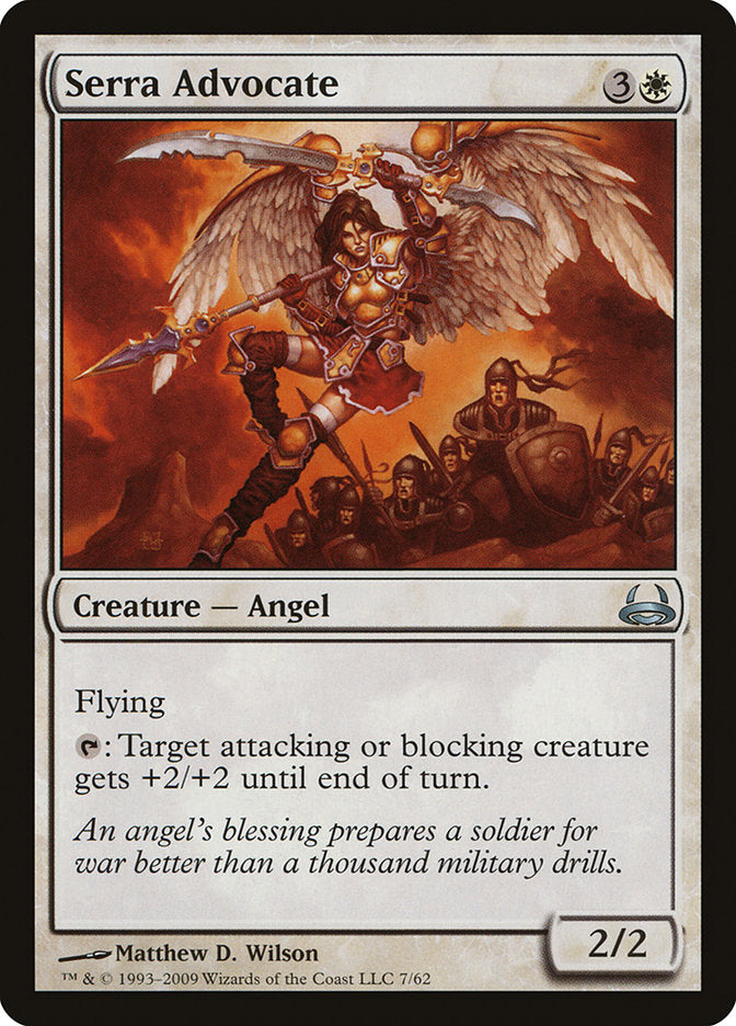 Serra Advocate [Duel Decks: Divine vs. Demonic] - Magic: The Gathering - Card Brawlers | Quebec | Canada |