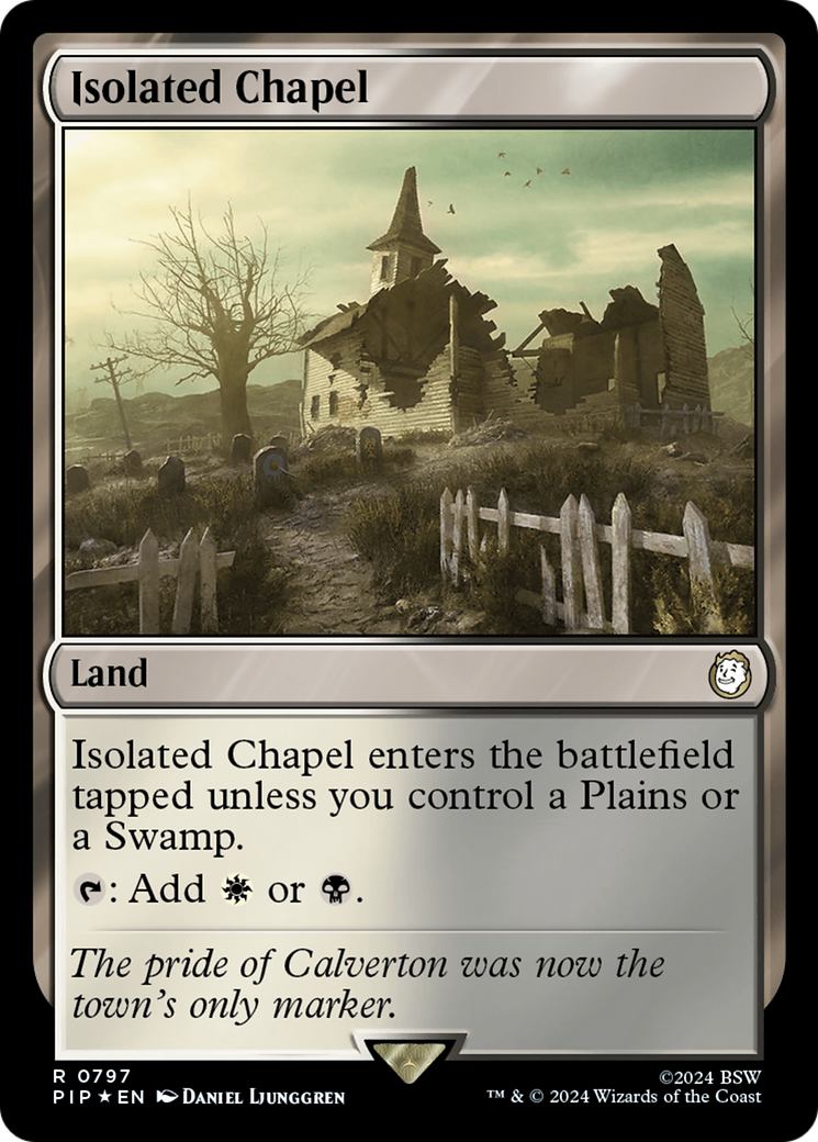 Isolated Chapel (Surge Foil) [Fallout] - Magic: The Gathering - Card Brawlers | Quebec | Canada |