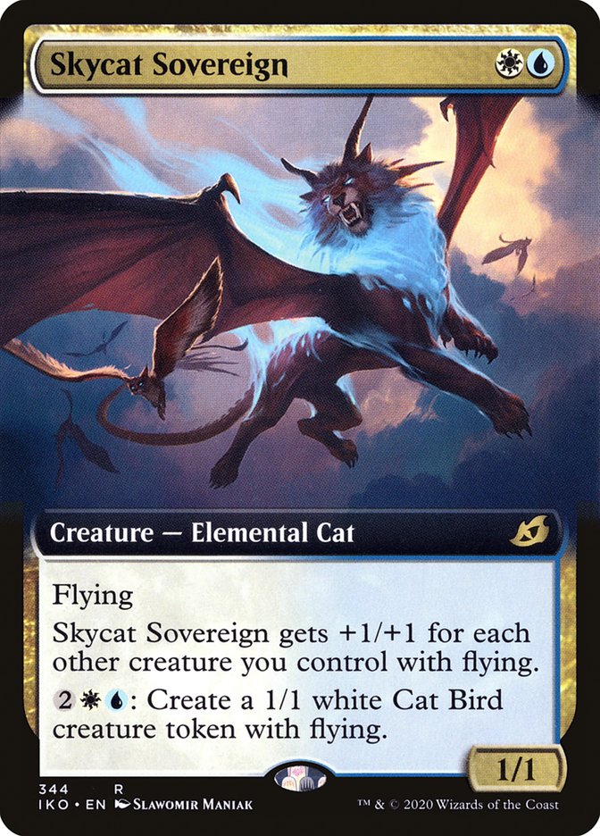 Skycat Sovereign (Extended Art) [Ikoria: Lair of Behemoths] - Magic: The Gathering - Card Brawlers | Quebec | Canada |
