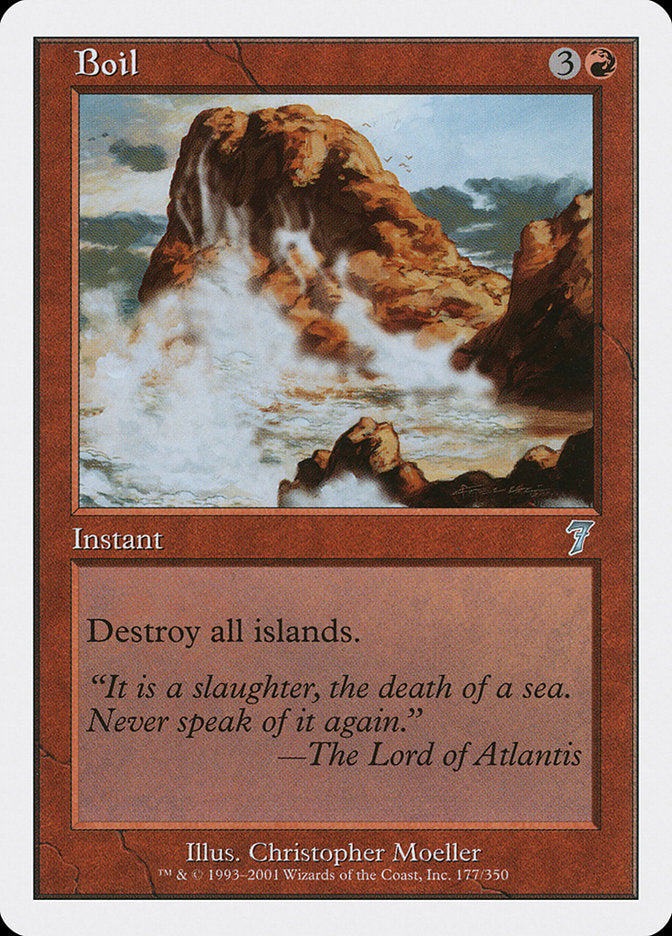 Boil [Seventh Edition] - Magic: The Gathering - Card Brawlers | Quebec | Canada |