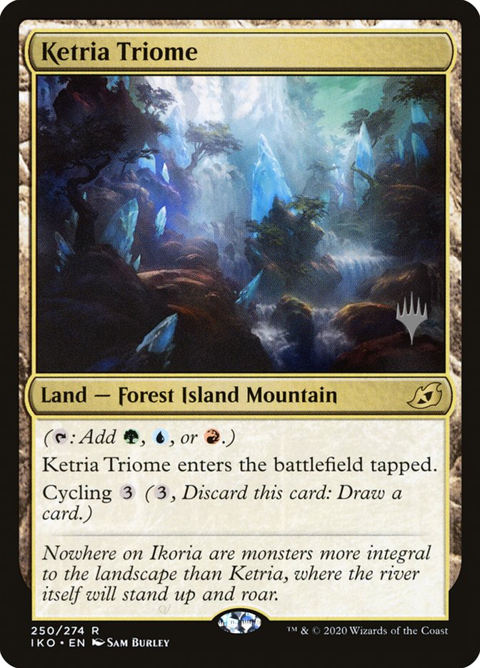 Ketria Triome (Promo Pack) [Ikoria: Lair of Behemoths Promos] - Magic: The Gathering - Card Brawlers | Quebec | Canada |