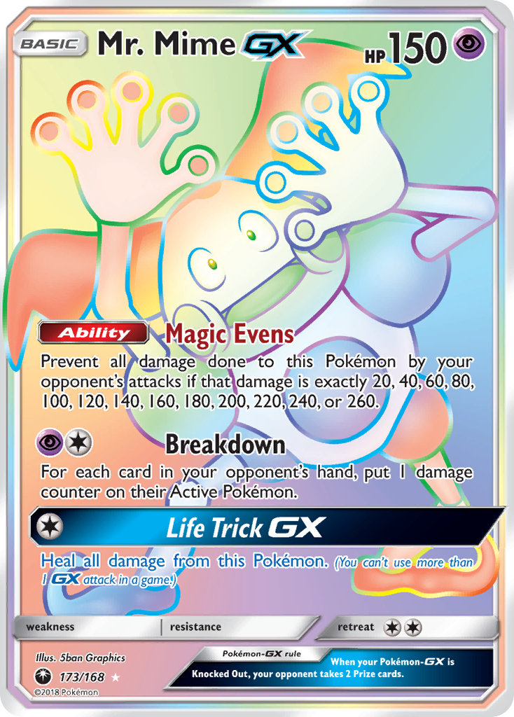 Mr. Mime GX (173/168) [Sun & Moon: Celestial Storm] - Pokémon - Card Brawlers | Quebec | Canada |