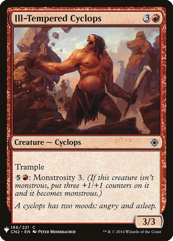 Ill-Tempered Cyclops [Mystery Booster] - Magic: The Gathering - Card Brawlers | Quebec | Canada |