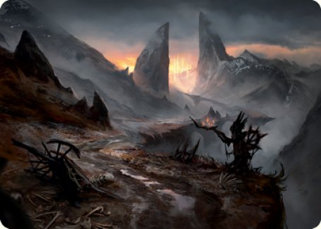 Haunted Ridge Art Card [Innistrad: Midnight Hunt Art Series] - Magic: The Gathering - Card Brawlers | Quebec | Canada |