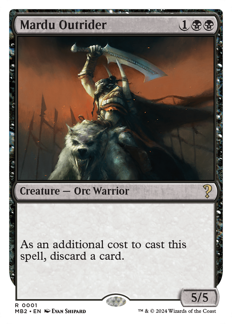 Mardu Outrider (White Border) [Mystery Booster 2] - Magic: The Gathering - Card Brawlers | Quebec | Canada |