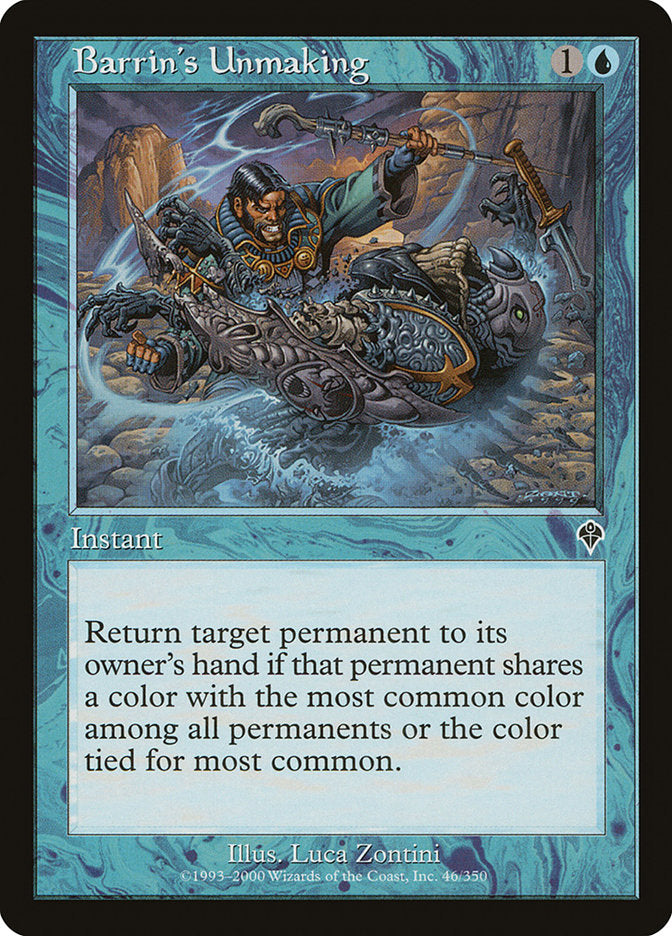 Barrin's Unmaking [Invasion] - Magic: The Gathering - Card Brawlers | Quebec | Canada |