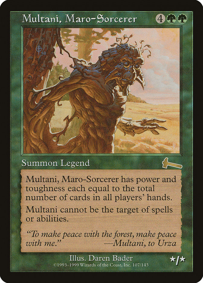 Multani, Maro-Sorcerer [Urza's Legacy] - Magic: The Gathering - Card Brawlers | Quebec | Canada |