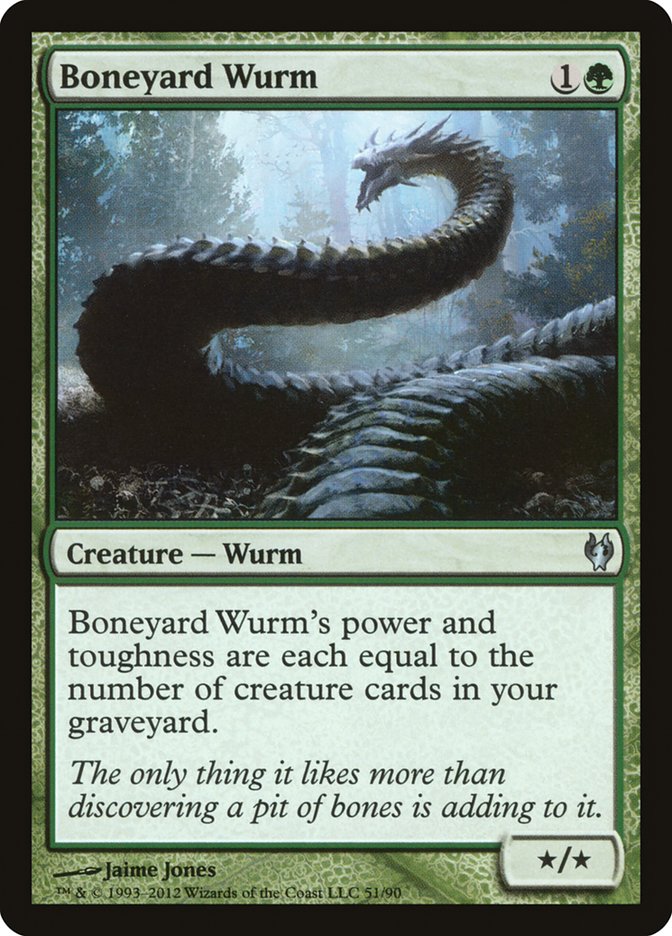 Boneyard Wurm [Duel Decks: Izzet vs. Golgari] - Magic: The Gathering - Card Brawlers | Quebec | Canada |