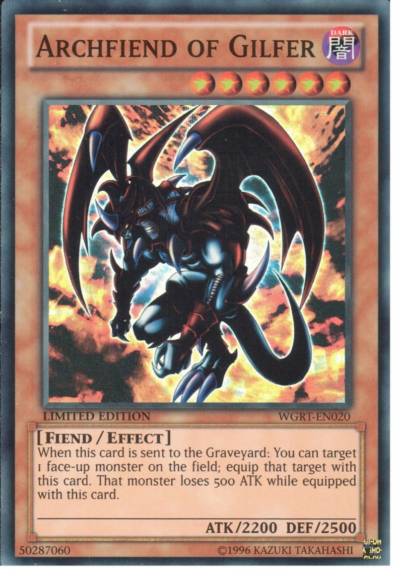 Archfiend of Gilfer [WGRT-EN020] Super Rare - Yu-Gi-Oh! - Card Brawlers | Quebec | Canada |
