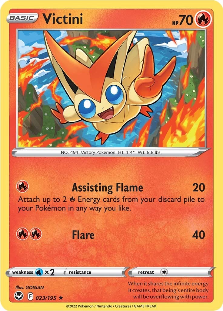 Victini (023/195) [Sword & Shield: Silver Tempest] - Pokémon - Card Brawlers | Quebec | Canada |