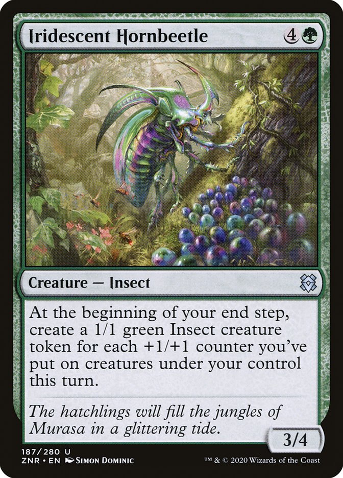 Iridescent Hornbeetle [Zendikar Rising] - Magic: The Gathering - Card Brawlers | Quebec | Canada |