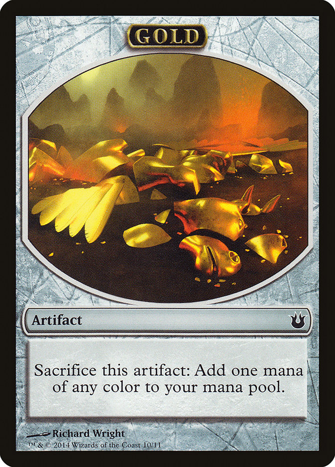 Gold Token [Born of the Gods Tokens] - Magic: The Gathering - Card Brawlers | Quebec | Canada |