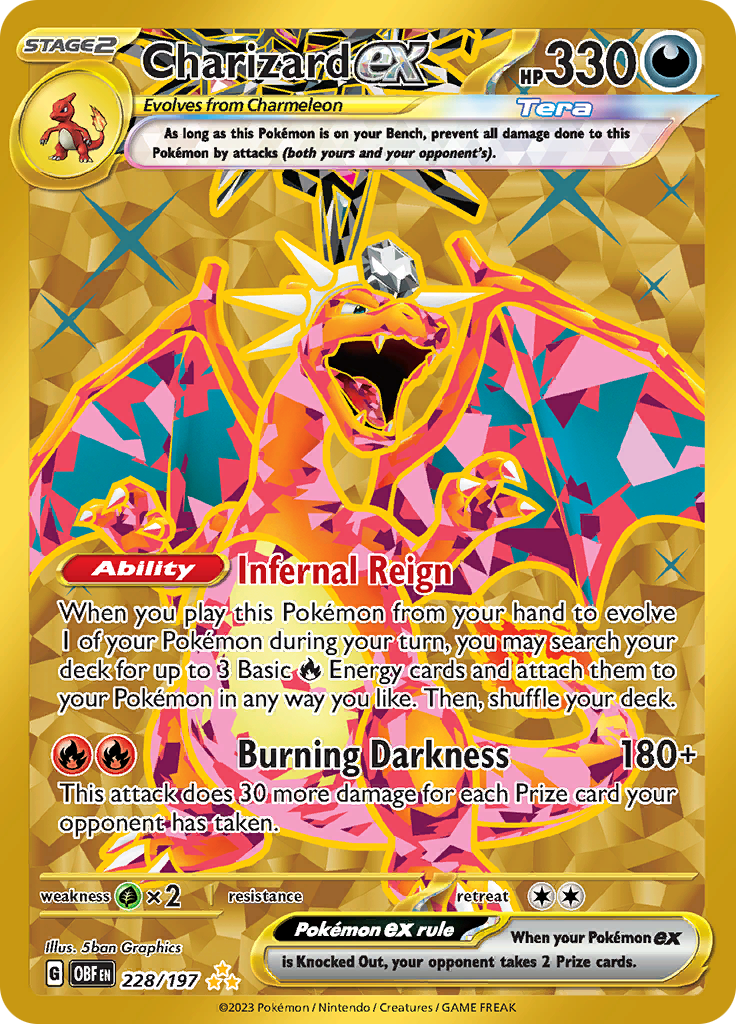 Charizard ex (228/197) [Scarlet & Violet: Obsidian Flames] - Pokémon - Card Brawlers | Quebec | Canada |