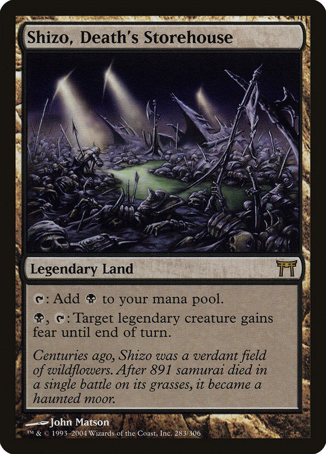 Shizo, Death's Storehouse [Champions of Kamigawa] - Magic: The Gathering - Card Brawlers | Quebec | Canada |